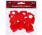 Сердечки декоративные Sima-Land, 3,5*3 см, 15 шт., на клеевой основе, красные