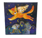Картина «Волшебство ночи» (Семилетова А.В.), 20×20 см, холст, акрил