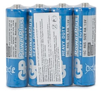 Батарейка солевая GP PowerPlus, AA, R6, 1.5V, 4 шт.