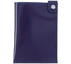 Футляр для паспорта «Кинг» 6053, 100×140 мм, гладкий, темно-синий