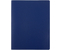 Папка пластиковая на 20 файлов Staff Manager, толщина пластика 0,5 мм, синяя