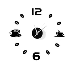 Часы-наклейка DIY «Время кофе», диаметр 50 см