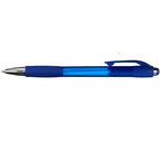 Ручка шариковая автоматическая Brauberg Super, корпус синий, стержень синий