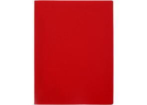 Папка-скоросшиватель пластиковая с пружиной «Стамм.», толщина пластика 0,5 мм, красная