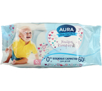 Салфетки влажные детские Aura Ultra Comfort, 60 шт.