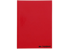 Блокнот-тетрадь общая А5, 60 л. inФормат, 150×205 мм, клетка, красная