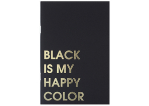 Скетчбук-тетрадь на скобе «Сима-Ленд», 210×140 мм, 15 л., Black Is My Happy Color
