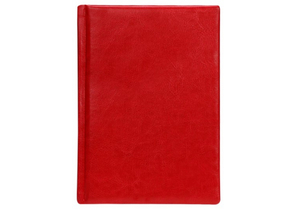 Ежедневник недатированный «Виладж» А5, 145×200 мм, 160 л., красный