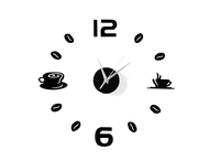 Часы-наклейка DIY «Время кофе»