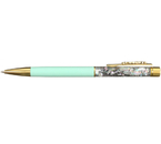 Ручка подарочная шариковая автоматическая Meshu Dream Sand, корпус мятный с золотистым, стержень синий