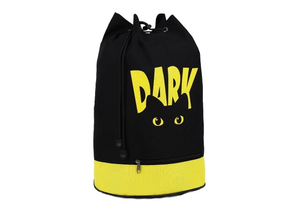 Рюкзак-торба молодежный Dark Cat, 450×200×250 мм, желтый с черным