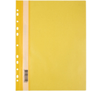 Папка-скоросшиватель пластиковая А4 «Стамм.», толщина пластика 0,12 мм, желтая