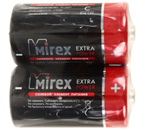 Батарейка солевая Mirex Extra Power, C, R14, 1.5V, 2 шт.