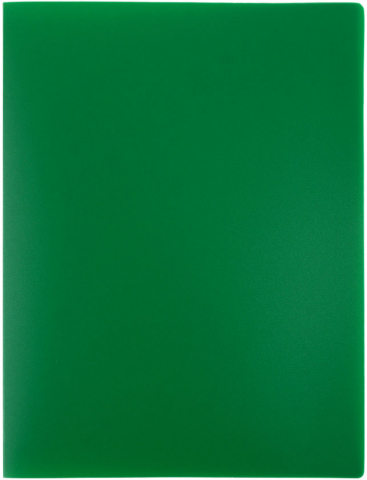 Папка-скоросшиватель пластиковая с пружиной «Стамм.» толщина пластика 0,5 мм, зеленая