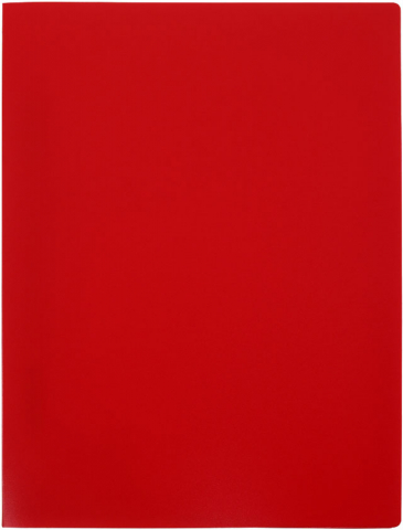 Папка-скоросшиватель пластиковая с пружиной «Стамм.» толщина пластика 0,5 мм, красная