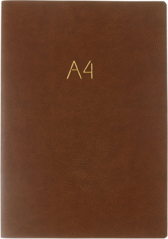 Блокнот Format (А4) 195×280 мм, 80 л., клетка/точки, №5, коричневый