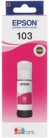 Чернила Epson 103 (водорастворимые) 65 мл, пурпурные (C13T00S34A)