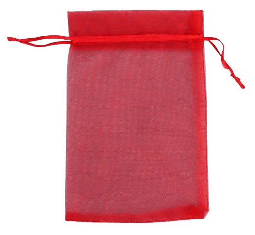 Мешочек подарочный With Love 16×24 см, «Счастье внутри», бордовый