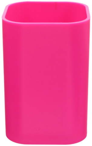 Стакан для канцелярских принадлежностей Attache 100×70 мм, розовый